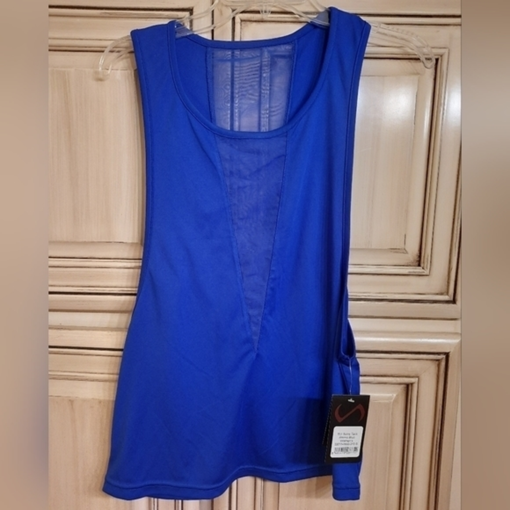 TLF Sultry Tank Atomic Blue SMALL NEW WITH TAGS!